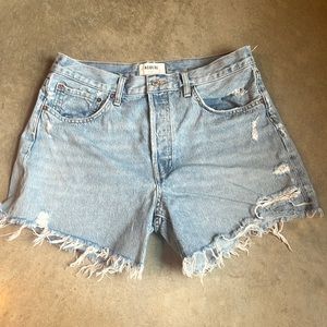 Agolde Parker Long Jean Shorts